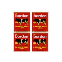 Bordon Corned Beef Loaf 340 Gr X4 Adet