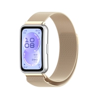 Huawei Band 11 / 11 Pro Uyumlu Manyetik Metal Örgü Hasır Örgü Kordon Starlight Huawei Band 11 / 11 Pro Uyumlu Manyetik Metal Örgü Hasır Örgü Kordon Starlight