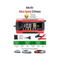 12v 8a Akıllı Akü Şarj Cihazı 12v 8a Lcd Ekranlı Pulse Repair Otomatik Akü Şarj & Desülfatör 12v 8a Akıllı Akü Şarj Cihazı 12v 8a Lcd Ekranlı Pulse Repair Otomatik Akü Şarj & Desülfatör