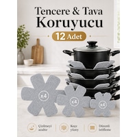 Beylini 12'li Tencere Tava Koruyucu Set 3 Boy Borcam Çizdirmezi Tabak Koruyucu Elyaflı Çizdirmez Nihale Tencere Tava Tabak Arası Ayırıcı Mutfak Düzenleyici Beylini 12'li Tencere Tava Koruyucu Set 3 Boy Borcam Çizdirmezi Tabak Koruyucu Elyaflı Çizdirmez Nihale Tencere Tava Tabak Arası Ayırıcı Mutfak Düzenleyici