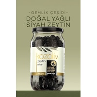 Kozoliv Gemlik Çeşidi Yağlı Siyah Zeytin Cam 650 G Kozoliv Gemlik Çeşidi Yağlı Siyah Zeytin Cam 650 G