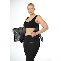 Fitformgiyim Waist Terleten Termal Sauana Etkili Balenli Spor Bel Korsesi Siyah Fitformgiyim Waist Terleten Termal Sauana Etkili Balenli Spor Bel Korsesi Siyah