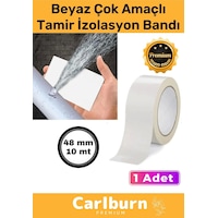 Süper Güçlü Su Geçirmez Sızdırmaz Beyaz Renk Çok Amaçlı Tamir İzolasyon Bandı 48mm X 10m 1 Adet Süper Güçlü Su Geçirmez Sızdırmaz Beyaz Renk Çok Amaçlı Tamir İzolasyon Bandı 48mm X 10m 1 Adet