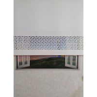 Ekru Lazer Kesim Modern Stor Güneşlik Perde Ekru Lazer Kesim Modern Stor Güneşlik Perde
