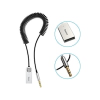 Baseus BA01 USB Bluetooth Araç Kiti Siyah