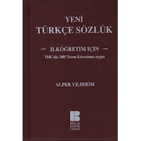 Yeni Türkçe Sözlük - İlköğretim İçin - Alper Yıldırım - Bilge Kültür Sanat