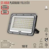 Cata Ct-4659 100watt Platinium Led Projektör Beyaz Işık Cata Ct-4659 100watt Platinium Led Projektör Beyaz Işık