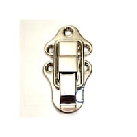 Sandık, Kutu Klipsi, Ön Kilidi - 72x40mm, Nikel, 1 Adet Sandık, Kutu Klipsi, Ön Kilidi - 72x40mm, Nikel, 1 Adet