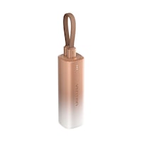 Vention 5000mah 20w Mini Powerbank Usb-c Ve Lightning Çıkışlı Dahili Askı Kablolu Altın Kahverengi