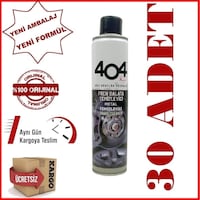404 Fren Balata Temizleyici Sprey 500Ml 1 Koli 30 Adet 404 Fren Balata Temizleyici Sprey 500Ml 1 Koli 30 Adet