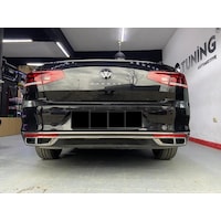 Passat B8.5 Krom Difüzör 3 Prç Cift Çıkış 2019 -2021 Uyumlu Passat B8.5 Krom Difüzör 3 Prç Cift Çıkış 2019 -2021 Uyumlu