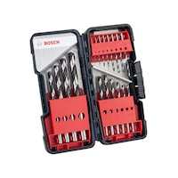 Bosch HSS PointTeQ 18 Parça Toughbox Metal Delme Set - 2608577350 Bosch HSS PointTeQ 18 Parça Toughbox Metal Delme Set - 2608577350