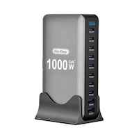 Go Des Gd-b961 Gan Teknolojili 10 Portlu Masaüstü Çoklu Şarj İstasyonu 1000w Gri Go Des Gd-b961 Gan Teknolojili 10 Portlu Masaüstü Çoklu Şarj İstasyonu 1000w Gri
