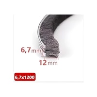 Cam Balkon, Sürgülü Kapı Fitili, Kıl Fitil Taban 6,7 Mm, Yükseklik 12 Mm, Uzunluk 10 Metre 67x1200 Diğer Cam Balkon, Sürgülü Kapı Fitili, Kıl Fitil Taban 6,7 Mm, Yükseklik 12 Mm, Uzunluk 10 Metre 67x1200 Diğer