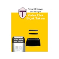 Trina 03 Metal Shaver Modeli Yedek Elek Bıçak Takımı Trina 03 Metal Shaver Modeli Yedek Elek Bıçak Takımı