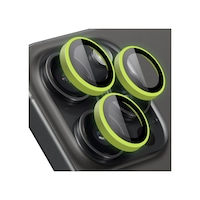 Buff Apple Uyumlu iPhone 15 Pro Max / 15 Pro Neon Metal Lens Koruyucu Yeşil Buff Apple Uyumlu iPhone 15 Pro Max / 15 Pro Neon Metal Lens Koruyucu Yeşil