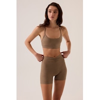Los Ojos X Ece Mocha Spor Sütyeni Super Crop Top Mocha Melanj Mocha Melanj Los Ojos X Ece Mocha Spor Sütyeni Super Crop Top Mocha Melanj Mocha Melanj