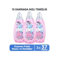Omo Express Fresh Sensitive Beyaz Ve Renkliler Sıvı Çamaşır Deterjanı 1480ml X3 Diğer Omo Express Fresh Sensitive Beyaz Ve Renkliler Sıvı Çamaşır Deterjanı 1480ml X3 Diğer