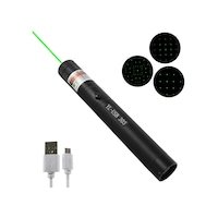 Usb Şarjlı Uzun Menzilli Metal Kasa Yeşil Lazer Pointer Usb Şarjlı Uzun Menzilli Metal Kasa Yeşil Lazer Pointer