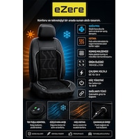 Ezere Coolseat 12v Araç Koltuk Soğutucu Ve Isıtıcı Fanlı Minder 3 Kademeli Ezere Coolseat 12v Araç Koltuk Soğutucu Ve Isıtıcı Fanlı Minder 3 Kademeli