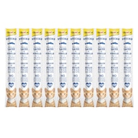 Gimcat Sticks Somon & Alabalıklı Ödül Çubukları 50 G 10'lu Gimcat Sticks Somon & Alabalıklı Ödül Çubukları 50 G 10'lu
