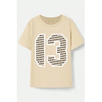 Uyguntarz Çocuk 1898 Brooklyn Pamuklu Tshirt Bej Uyguntarz Çocuk 1898 Brooklyn Pamuklu Tshirt Bej
