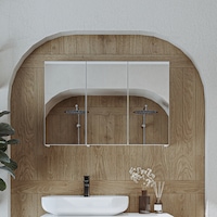 Banyo Dolabı Kulpsuz 3 Kapaklı Mdf 90 Cm Aynalı Banyo Üst Dolabı Mat Beyaz Banyo Dolabı Kulpsuz 3 Kapaklı Mdf 90 Cm Aynalı Banyo Üst Dolabı Mat Beyaz