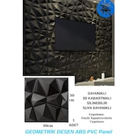 50cm X 50cm 1 Adet 3d Abs Malzeme Pvc Dayanıklı Duvar Paneli Silinebilir Geometrik Model Panel Siyah 50cm X 50cm 1 Adet 3d Abs Malzeme Pvc Dayanıklı Duvar Paneli Silinebilir Geometrik Model Panel Siyah