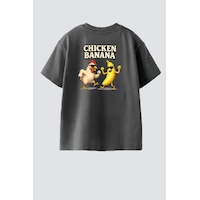 Monila Erkek Çocuk Pamuklu Bisiklet Yaka Sırtı Baskılı T-shirt Antrasit Monila Erkek Çocuk Pamuklu Bisiklet Yaka Sırtı Baskılı T-shirt Antrasit