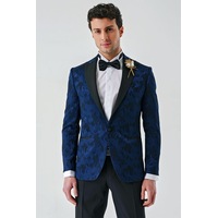 İmza Koyu Lacivert Çıkarılabilir Kırlangıç Yaka Likralı 6 Drop Slim Fit Smokin Damatlık 1001240204-Koyu Lacivert İmza Koyu Lacivert Çıkarılabilir Kırlangıç Yaka Likralı 6 Drop Slim Fit Smokin Damatlık 1001240204-Koyu Lacivert