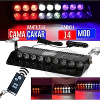 9 Ledli Cam Içi Çakar Vantuzlu Çakar Lamba Kırmızı-beyaz-mavi 9 Ledli Cam Içi Çakar Vantuzlu Çakar Lamba Kırmızı-beyaz-mavi