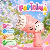 Çok Delikli Pilli Köpük Atan Tabanca Oyuncağı 23 Delikli Bubble Gun Çok Delikli Pilli Köpük Atan Tabanca Oyuncağı 23 Delikli Bubble Gun