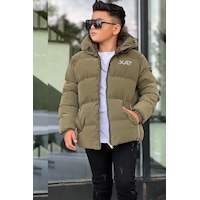 Pina Kids Erkek Çocuk Kapüşonlu Baskılı Reflöktör Detaylı Nova Kumaş Kışlık Şişme Mont Km4017 Haki Pina Kids Erkek Çocuk Kapüşonlu Baskılı Reflöktör Detaylı Nova Kumaş Kışlık Şişme Mont Km4017 Haki