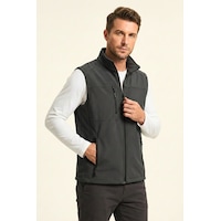 Genius Store Erkek Yelek Softshell Su Geçirmez Tam Fermuarlı Cepli Normal Kalıp Spor Yelek Füme Genius Store Erkek Yelek Softshell Su Geçirmez Tam Fermuarlı Cepli Normal Kalıp Spor Yelek Füme