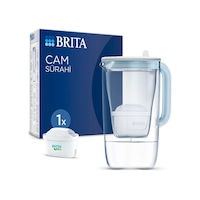 BRITA Filtreli Cam Su Arıtma Sürahisi 1x Maxtra Pro All-In-1 - Açık Mavi 2,5 lt BRITA Filtreli Cam Su Arıtma Sürahisi 1x Maxtra Pro All-In-1 - Açık Mavi 2,5 lt
