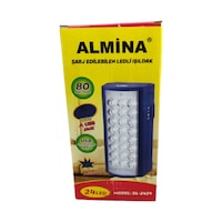 Almina Dl-2424 Telefon Şarj Edebilen Şarjlı Işıldak 24 Led Usb 80 Almina Dl-2424 Telefon Şarj Edebilen Şarjlı Işıldak 24 Led Usb 80
