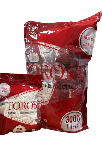 Toros 6.5 Mm Pamuklu Filtre Zıvana 20 Paket Türkiye Menşeli Yüksek Kalite Beyaz Toros 6.5 Mm Pamuklu Filtre Zıvana 20 Paket Türkiye Menşeli Yüksek Kalite Beyaz