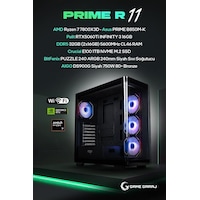 Game Garaj PRIME-R11 R7-7800X3D 16 GB RTX5060Ti 32 GB 1 TB SSD Free Dos Oem Paket Masaüstü Oyuncu Bilgisayarı