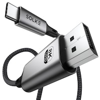 Solke Type C To Displayport 1.4 Kablo 8k 60hz / 4k 144hz Destekli Usb-c To Dp Monitör Kablosu 2 Metre 2 M Solke Type C To Displayport 1.4 Kablo 8k 60hz / 4k 144hz Destekli Usb-c To Dp Monitör Kablosu 2 Metre 2 M
