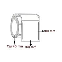 100x100 Barkod Etiketi 1 Rulo 500 Sarım Eko Termal 100x100 Barkod Etiketi 1 Rulo 500 Sarım Eko Termal