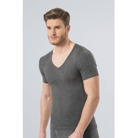 Türen Termal V Yaka Kısa Kol Unisex 001