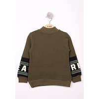 Toontoy Kız Çocuk Great Baskılı Sweatshirt Haki Toontoy Kız Çocuk Great Baskılı Sweatshirt Haki