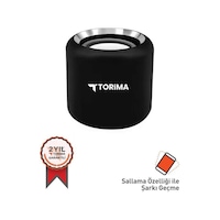 Torima D12 Taşınabilir Kablosuz Bluetooth Hoparlör Siyah