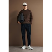 Lufian Blake Erkek Sweatshirt Kahverengi Kahverengi 112030193100400 Lufian Blake Erkek Sweatshirt Kahverengi Kahverengi 112030193100400