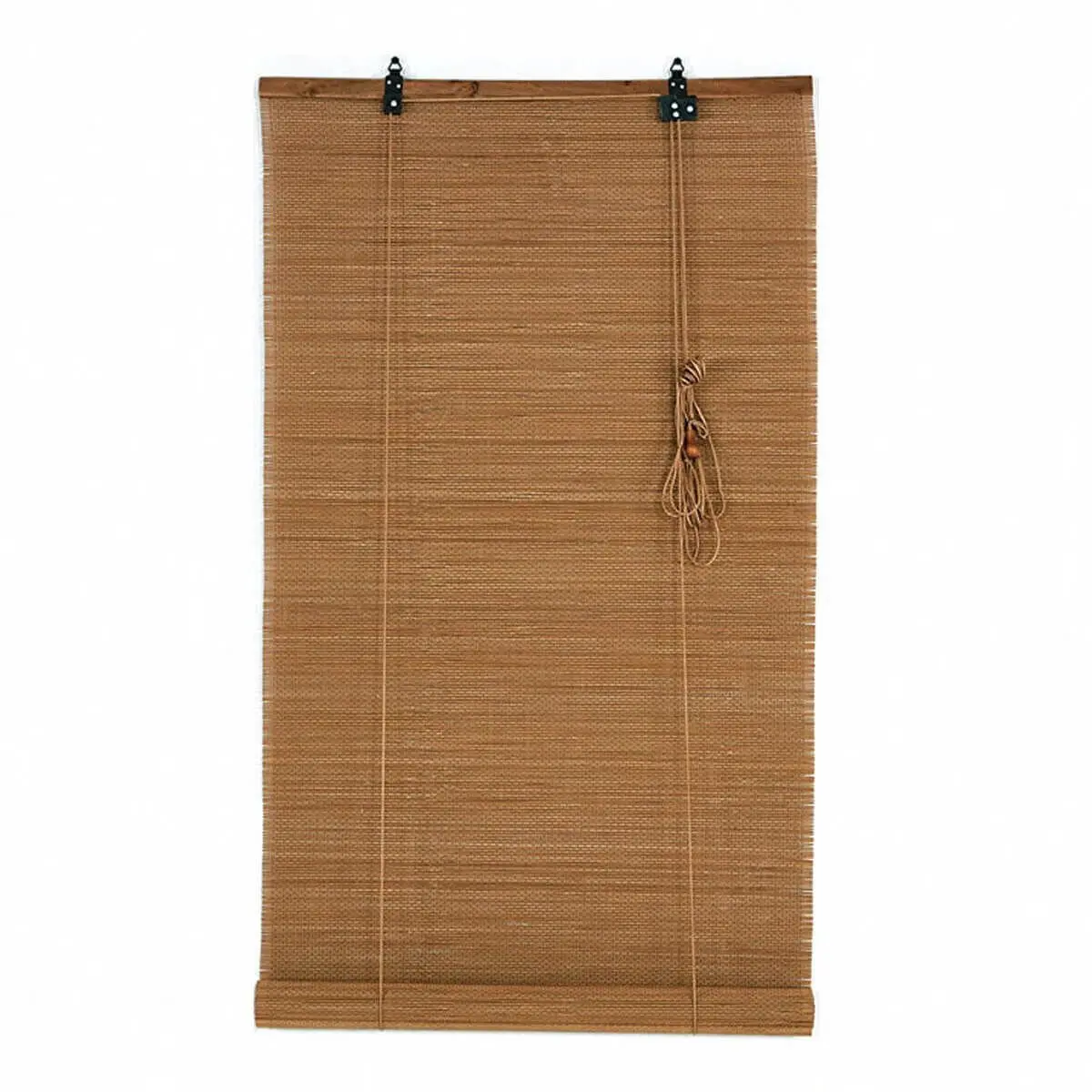 Ahşap Bambu Stor Perde Koyu Kahve Ahşap Bambu Stor Perde Koyu Kahve