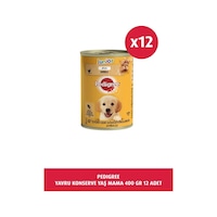 Pedigree Tavuklu Yavru Konserve Köpek Yaş Mama 400 G X12 Pedigree Tavuklu Yavru Konserve Köpek Yaş Mama 400 G X12