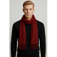 Tarz Cool Unisex Polar Atkı Bordo Tarz Cool Unisex Polar Atkı Bordo
