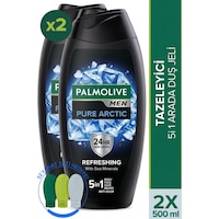 Palmolive Pure Arctic Erkek Duş Jeli 2 x 500 ML + Seyahat Kiti Palmolive Pure Arctic Erkek Duş Jeli 2 x 500 ML + Seyahat Kiti