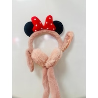 Ga&La Gala Sesli Harektli Mıckey Mause Çocuk Peluş Kulaklık Pudra Ga&La Gala Sesli Harektli Mıckey Mause Çocuk Peluş Kulaklık Pudra