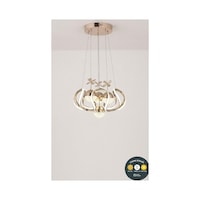 Yummy Gold Kumandalı Led Avize 3 Renk Salon Ve Oturma Odası İçin Altın Yummy Gold Kumandalı Led Avize 3 Renk Salon Ve Oturma Odası İçin Altın